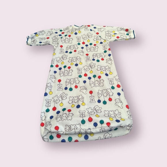 NWT Vintage Carter's Baby Bear And Balloon Sleep Sack One Size Up To 20 lbs - Picture 10 of 12